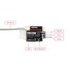 Radiolink R6DSM 2.4Ghz 10 Channels Micro RC Receiver SBUS/PPM for Mini FPV Racing Drone, Quadcopters Aircraft, AT9S AT9S Pro/AT10/AT10II Transmitter