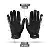 Nxtrnd G1 Youth Football Gloves, Kids Sticky Receiver Gloves (Black, Youth Small)