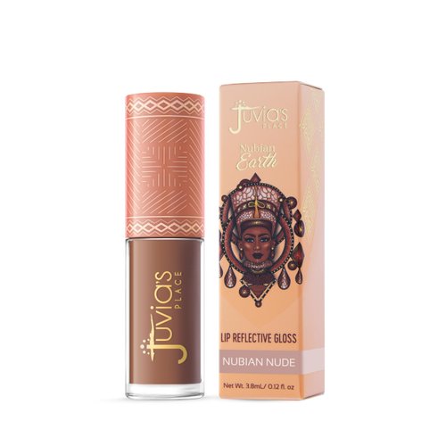 Juvia's Place Nubian Earth Lip Reflect Lip Gloss Nubian Nude - Non-sticky Lip Makeup, Hydrating Lip Gloss, Tinted Lip Gloss, Shine & Glow Lip Makeup, Beauty & Personal Care Products for Lips