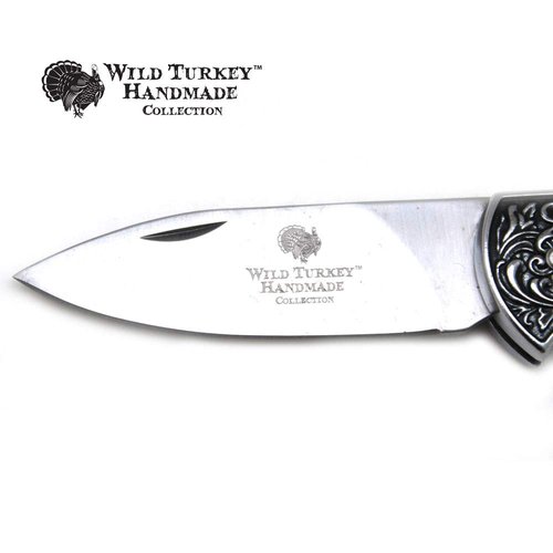 Wild Turkey Handmade Collection Old Fashioned Two Tone Lock Back Folding Knife.. (Bear)