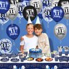 RUMIA Blue 11th Birthday Balloons 24Pcs Navy Blue Black Silver Happy 11th Birthday Latex Balloons Confetti Balloons for Boy Girls 11th Birthday Anniversary Party Decorations Supplies 12 inches