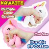 Light Pink Unicorn Stuffed Animals, Kawaii Plushies for Girls and Boys, Soft Unicorn Mini Plush Toys Key Chains, Fun and Cuddly Plush Toy for Kids, Small and Cute Stuffed Animal for Birthday Gifts