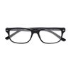 Readers Readers.com Reading Glasses: The Williamsburg Bifocal, Plastic Retro Square Style for Men and Women - Black, 1.75