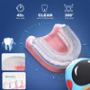 FTOYIN Kids U Shaped Electric Toothbrush with 3 Brush Heads, Sonic Toothbrush Kids with 5 Modes, 45s Smart Reminder Cartoon Astronauts 360-Degree Cleaning IPX7 Waterproof Design for Age 2-12