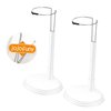 Toddmomy White Doll Stands 2Pcs Doll Display Stand Doll Bracket Doll Support Stand Bear Stand Desktop Doll Holder for Kids Dollhouse Accessories (25cm)