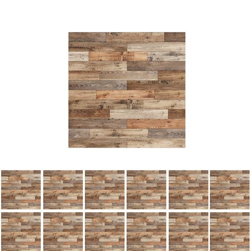 SAMCAMI Miniature Dollhouse Accessories, Self-Adhesive Dollhouse Wallpaper and Flooring, Mini Dollhouse Accessories 1 12 Scale, 12pcs (No.4)