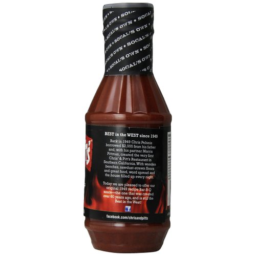 Chris' & Pitt'S Original BBQ Sauce, 18 oz