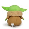 Buckle-Down Dog Toy, Mandalorian, Plush Squeaker Star Wars The Child Sitting Pose, Baby yoda, 8" x 8" (DTPT-SWBIF) for All Breed Sizes