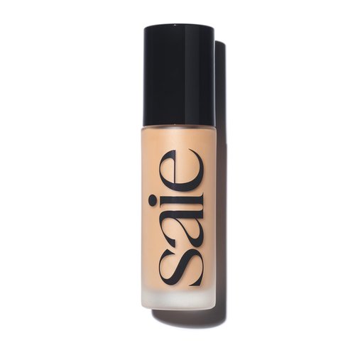 Saie Glowy Super Skin Tint Liquid Foundation - Hydrating Serum Foundation with Lightweight, Medium Coverage - Formulated with Hyaluronic Acid to Hydrate, Brighten and Plump - Shade 11 (1.01 oz)