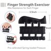 EASJOY Grip Strength Trainer Kit (6 Pack) with Finger Exerciser, Hand Grip Strengthener, Hand Extension Exerciser, Stress Relief Ball, Grip Ring, Gyro Ball for Muscle Building and Injury Recover