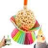 Bonka Bird Toys 1925 Cake Natural Sola Shred Forage Chew Treat Parrot Parrotlet Budgie Cockatiel Parakeets and Other Similar Birds