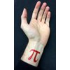 Pi Symbol Temporary Tattoos, Pi Day Math Party Favors, (6 Sheets)