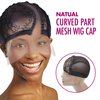 DONNA Naturel Curved Part Mesh Wig Cap | Wig Caps for Women | Breathable Hair Net for Natural Curved Part Wig Installation