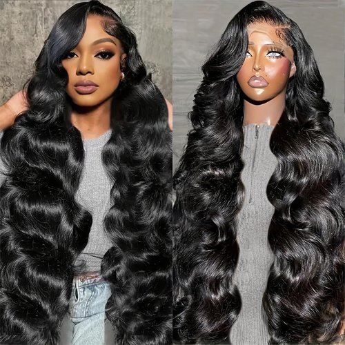 250 Density HD Lace Front Wigs Human Hair Pre Plucked 13x6 Lace Front Wigs Human Hair 26 Inch Body Wave Lace Front Wigs Human Hair Wigs For Black Women Glueless Lace Frontal Wigs Human Hair