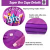 D.Q.Z Superhero-Cape for Kids with Mask, New Sibling Gifts for Big Brother Role Play Birthday Family Halloween Party (Purple)