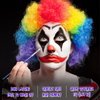 Halloween Killer Clown Makeup Kit - White Black Red Face Body Paint 0.59oz, Edible Fake Blood Gel 1.06oz, 3PCS Sponge, Brush, SFX Special Effect Makeup for Zombie Vampire Goth Joker Skeleton, Washable