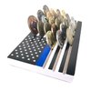 6 Rows American Flag Coin Holder - Thin Blue Line Military Challenge Coin Display Stand - Coin Display Case