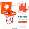 MARPPY Bath Toys - Bathtub Basketball Hoop for Kids, Toddlers - Suction Cup Basketball Hoop and 4 Soft and No Hole Balls - Baby & Toddler Bath Toys - Boys & Girls - Mini Basketball Hoop