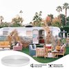 White Vinyl 1" Insert Molding Trim Screw Cover RV Camper Travel Trailer (25ft)