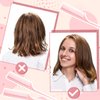 10 Pieces Rat Tail Comb Styling Carbon Heat Resistant Comb Anti Static Teasing Comb for Back Combing Root Teasing Adding Volume Evening Styling(Pink)