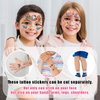 Partywind Face Temporary Tattoos for Girls, Waterproof Fake Tattoos for Kids Party Supplies Favors, Face Tattoos for Children Birthday Party Games, Special Party Goodie Bag Stuffers Fillers