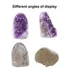 AMOYSTONE Natural Amethyst Quartz Cluster 1-2 LBS Crystal Stone Purple Small Irregular for Healing Reiki Home Decoration