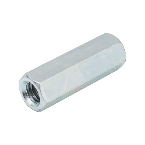 NIDAYE 10 Packs 3/8"-16 Rod Coupling Nuts, UNC Threaded Hex Coupling Nut，Length: 1-3/4"
