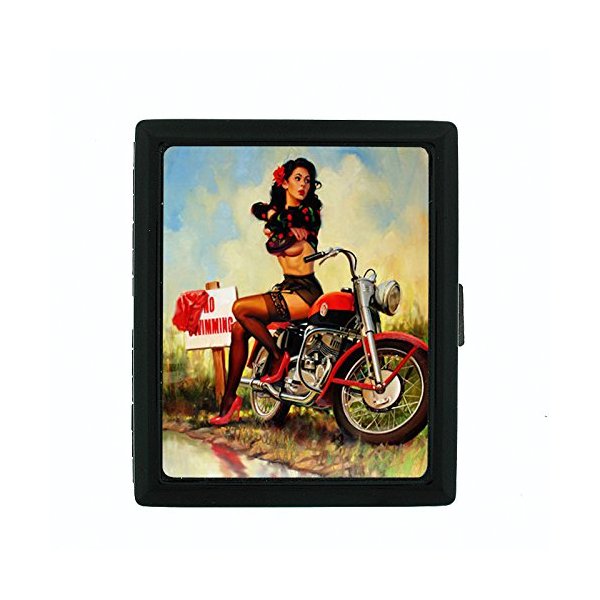 Vintage Retro Sexy Bridesmaid Party Cigarette Case Pin Up Girl-181