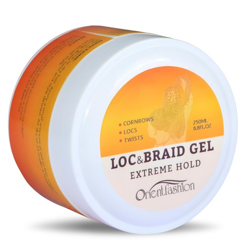 Orientfashion Defining Styling Gel For Thick, Curly Hair Coconut and Hibiscus Paraben-Free Frizz Control Styling Gel | Peach, 8.8oz(Pack of 1)