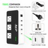 Key Power 230-Watt Step Down 220V to 110V Voltage Converter & International Travel Adapter/Power Converter with USB-C Port 18W - [Use for USA Appliance Overseas in Europe, AU, UK, Ireland, etc.]