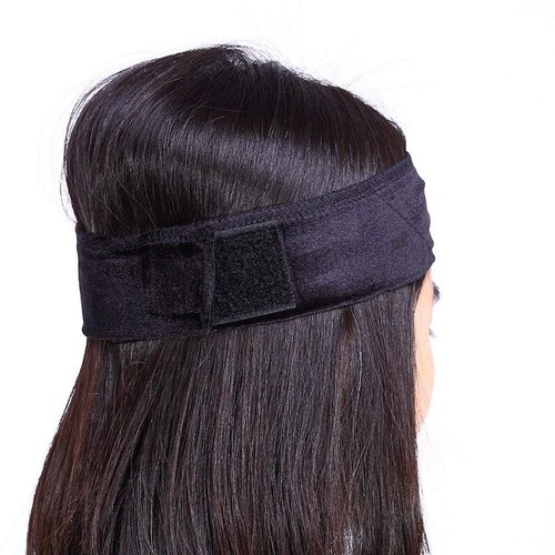 Wig Grip Band, Non Slip Elastic Adjustable Velvet Headband Lace Wig Bands for Women(Black)
