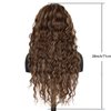 GNIMEGIL Long Curly Wig Brown Wig Mix Blonde Color Wavy Synthetic Hair Wigs for Women for Daily Wear Carnival Party Cosplay Halloween Costume Wigs