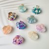 Colorful Ocean Shell Hair Clip,Acetate Claw Clips,Hair Clips for Women,Light Purple