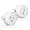 CMARS Smart Plug, ZigBee Switch Mini Smart Outlet Works with ST, Alexa, Echo (4th gen) Echo Plus (2nd) Google Home, Works as a Range Extender, Hub Required （2 Pack）