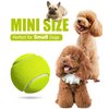 Small Tennis Balls for Dogs, 12 Pack Easy Catching Pet Dog Balls for Exercise & Training, Dog Tennis Balls 2.0inch