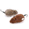 Jinshining Random Color Furry Mice Cat Toy Wind Up Toys Realistic Mouse Toys Funny Moving Toys, Cat Mice and Animals Toys Interactive Play Mouse Toy for Cat Kitten，Cat Mice and Animals Toys