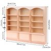 1:12 Dollhouse Mini Bookcase Display Shelf Bookshelf Locker Doll House Decor Dollhouse Furniture Accessories