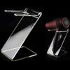 esowemsn 1PC Clear Acrylic Hair Dryer Holder Hair Dryer Display Rack Salon Home Bathroom Blow Dryer Holder Stand Hair Styling Tool Storage Organizer