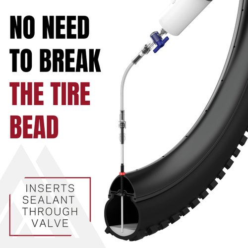 KOM Cycling Tubeless Sealant Injector Syringe and Presta Valve Core Removal Tool by Designed for Stans No Tubes sealant and Other sealants …