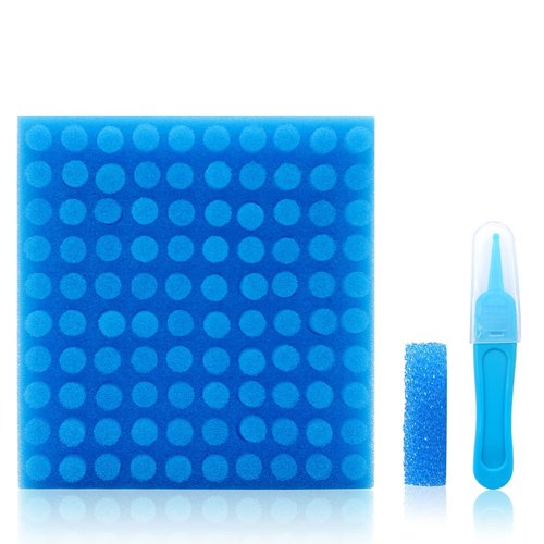 Nasal Aspirator Hygiene Filters 100PCS, Replacement for NoseFrida Nasal Aspirator Filters Safe Environmental, BPA, Phthalate & Latex-Free (100 Count +Tweezer)