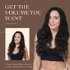 GOO GOO Clip in Hair Extensions Real Human Hair, 16inch 120g 7Pcs, 1 Jet black, Remy Human Hair Extensions Clip ins for Women, Natural Human Hair
