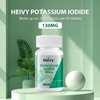 Heivy Potassium Iodide 130mg - 120 KI Tablets – KI Pills for Emergency Use, Thyroid & Immunity Support – Potassium Supplements, YODO Naciente, Yoduro de Potasio – Made in USA