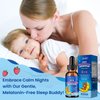 Magnesium Glycinate Liquid for Kids - with L-Theanine Omega-3, Vitamin B6, D3, Zinc - Kids Magnesium Drops for Sleep, Relaxation, Calm & Focus - 2 Fl Oz, Strawberry Flavor