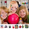 20 Sheets Bowling Temporary Tattoos Bowling Themed Birthday Party Favors Decorations Supplies for Kids Boys Girls Gifts Classroom School Prizes Rewards