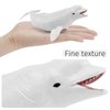 Ocean Sea Marine Animal Figure Toys Playsets 12 PCS Narwhal White Whale Mini Dolphin Model Toy Desktop Decoration Collection Party Favors Toys for Boys Girls Kids
