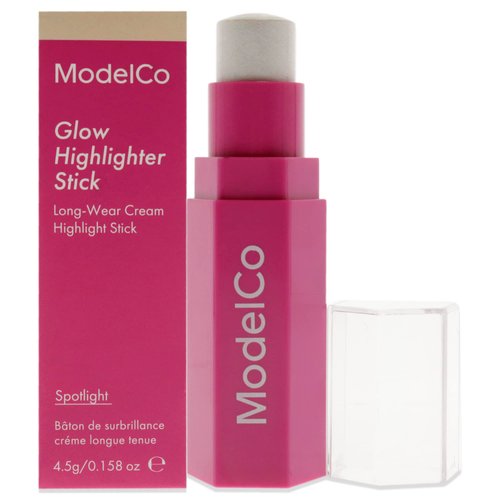 ModelCo Glow Highlighter Stick - Hydrating, Creamy Texture - Buildable And Long-Wearing Formula -...