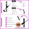 DAODER Fluffy Lash Clusters Kit with Bottom Lashes 60D D Curl Volume Lash Extension Kit with Lash Bond Seal Remover Tweezers 10-16mm Wispy Eyelash Extension Kit 300pcs(60D + Bottom Lash Clusters Kit)