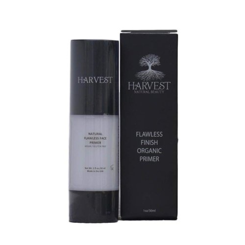 Harvest Natural Beauty - Flawless Finish Organic Primer - 100% Natural and Certified Organic Face Primer - Non-Toxic, Vegan and Gluten-Free
