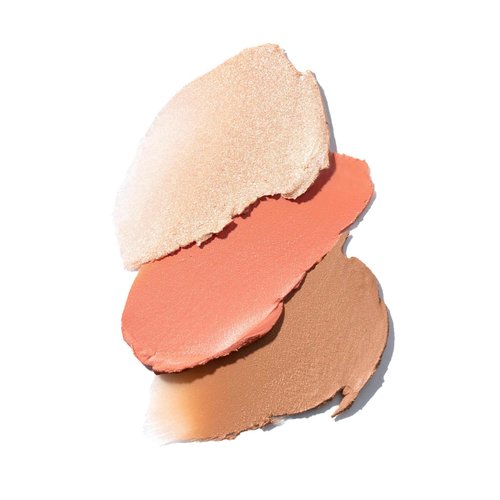 Lune+Aster Orion Creamy Cheek Trio - Ultra-blendable cream bronzer, blush and highlighter trio