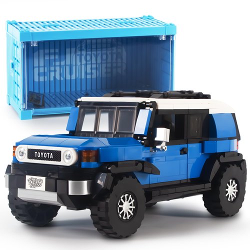 HI-REEKE Toyota Car Building Block Set, Speed Champion FJ40 Off Road for Teen
